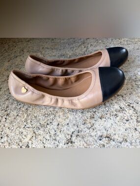 Marc Jacobs ballet flats nude black new